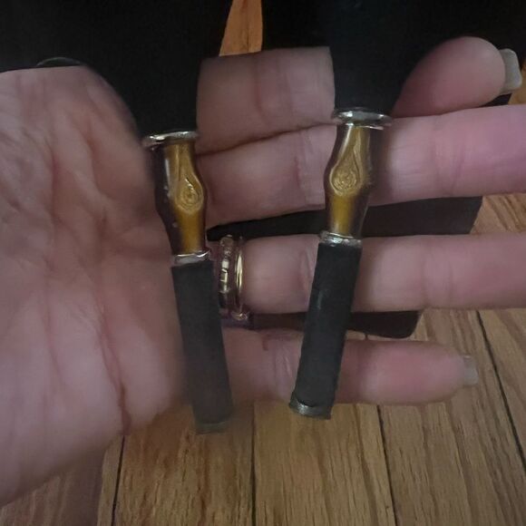 Gucci Bamboo Accent Black Suede Heels - Picture 8 of 12